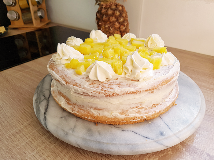 RECETTE : Le Nude Cake à L’Ananas