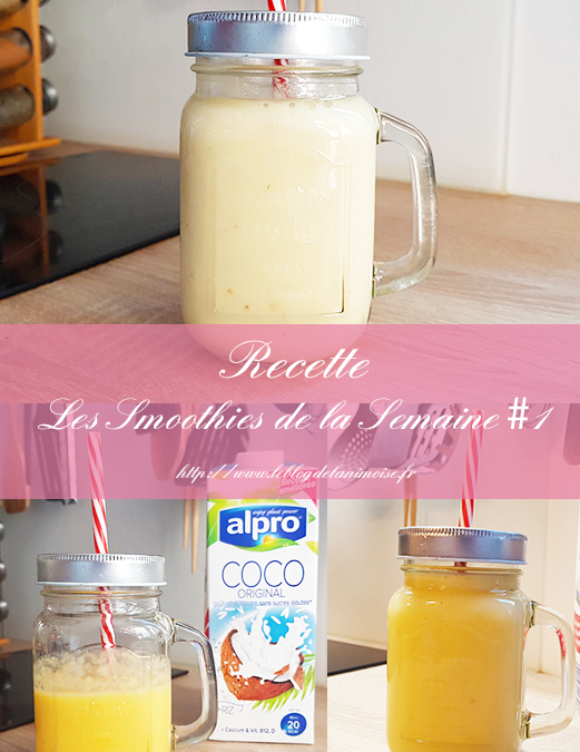 RECETTE : Mes Smoothies de la semaine #1