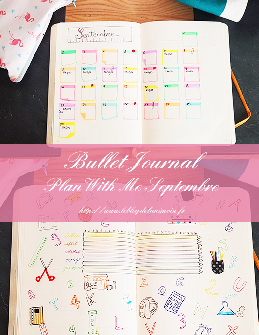 BULLET JOURNAL : Plan With Me Septembre 2019