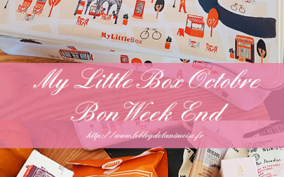 My Little Box Octobre 2019 : Bon Week End