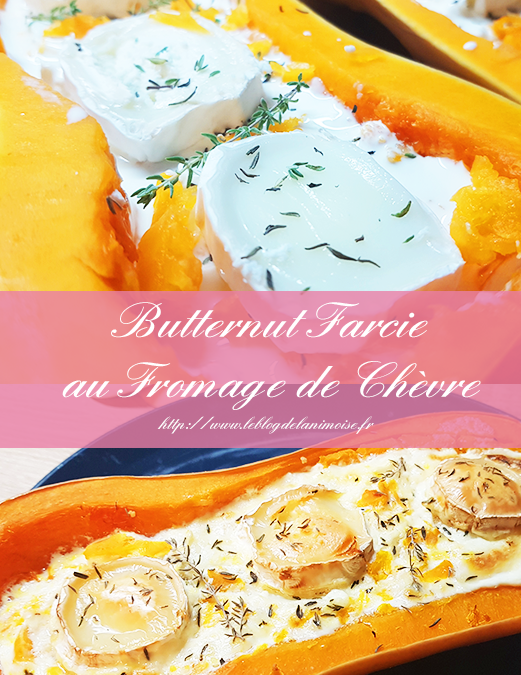 Recette : Butternut farcie au fromage de Chèvre