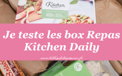 Je teste les box repas Kitchendaily