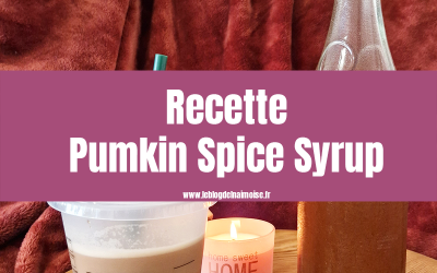 Recette : Pumkin Spice Syrup