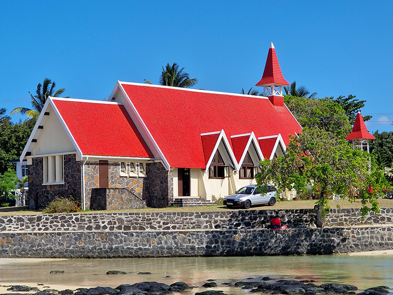 Le Nord de l'Île Maurice - Cap Malheureux - Eglise 3