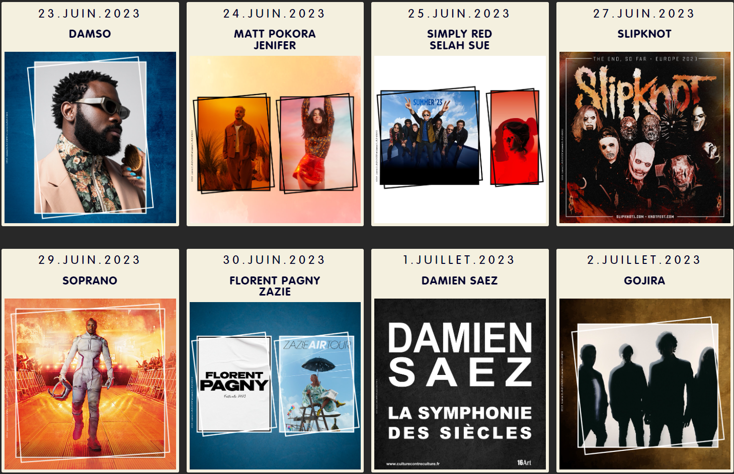 Le Festival de Nîmes 2023 - Programmation